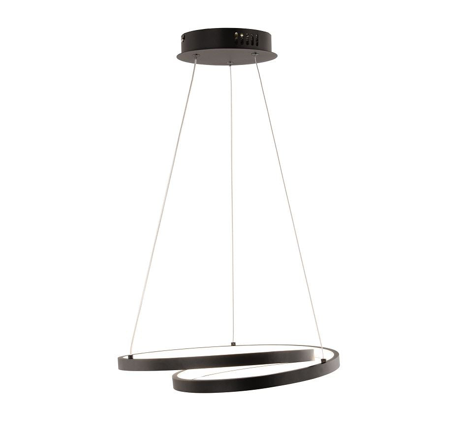 Lampadario LIEVE a sospensione CCT led 40 cm 30W In Alluminio