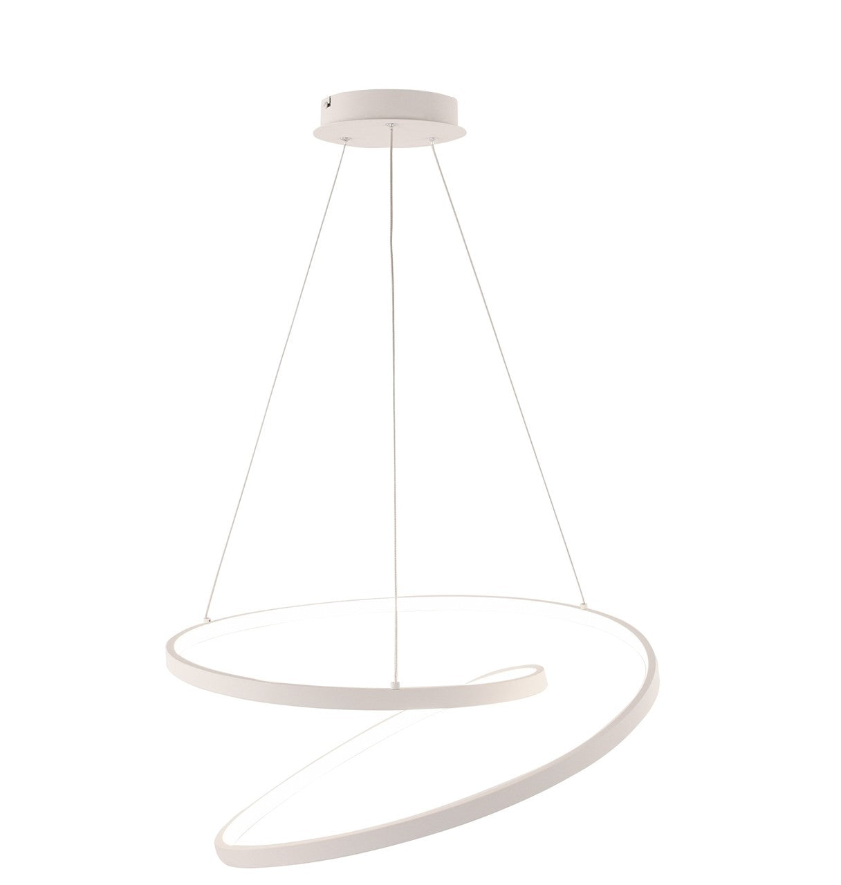 Lampadario LIEVE a sospensione CCT led 40 cm 30W In Alluminio