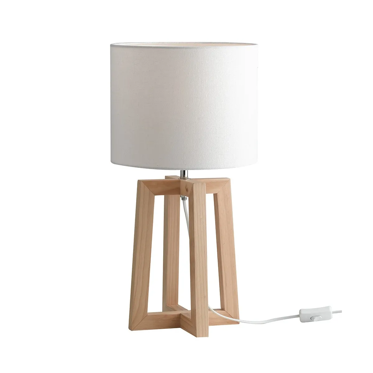 Lumière BERRY en Bois Naturel (E14)