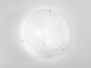 Plafoniera ALABASTRO (E27) 40 cm in Vetro 40X10,5CM