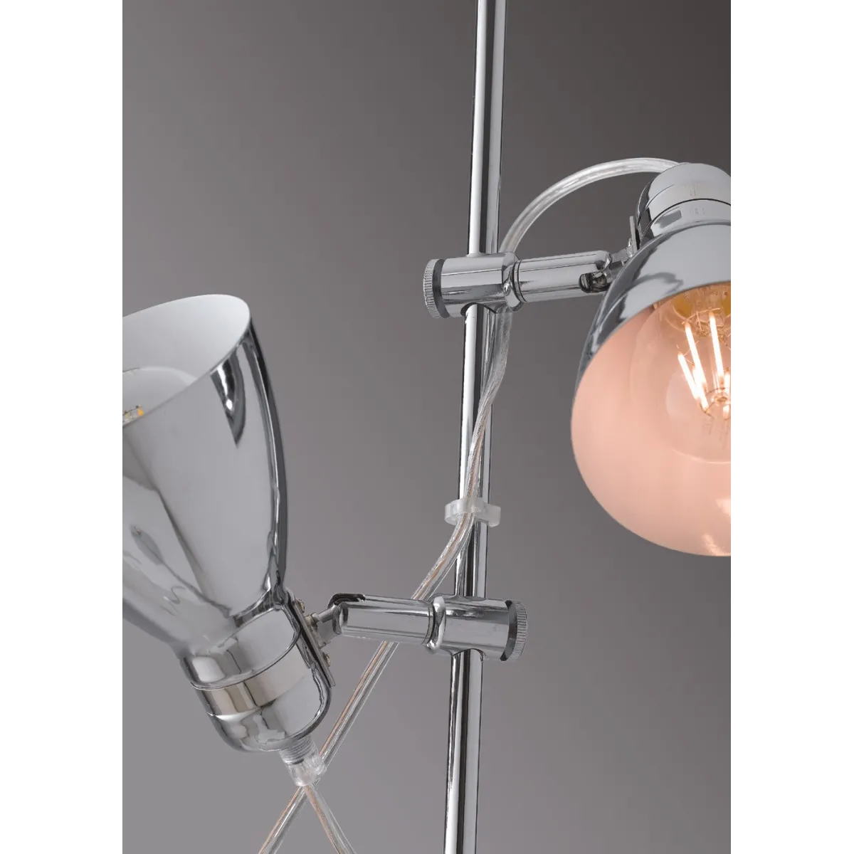 Lampada da terra LEMONDE In Metallo Con Due Diffusori (E27)