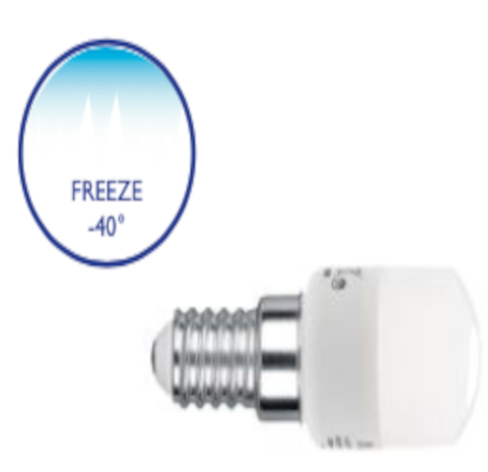 Lampadina Led - E14 - 2W - 240V - 180° - Frigo