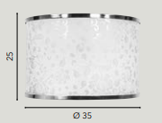 BOEME lampshade E27 35 cm in fabric