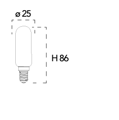 Lampadina a LED attacco E14 4W
