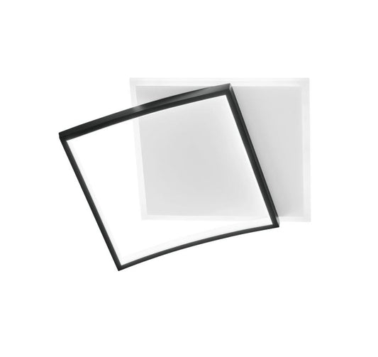 Plafoniera AYRTON Quadrata CCT a Led 42 cm 42w In Alluminio