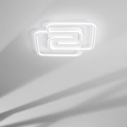 Plafoniera CAYMAN Quadrata CCT Led 49 cm 40W In Metallo