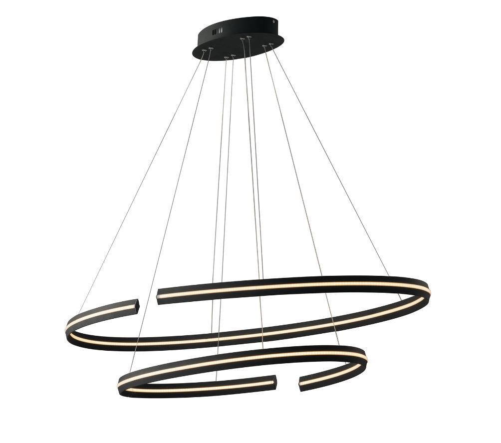 Lampadario CLARKE a sospensione Led 120 cm 88w In Alluminio
