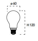 Lampadina a LED globo E27 14W