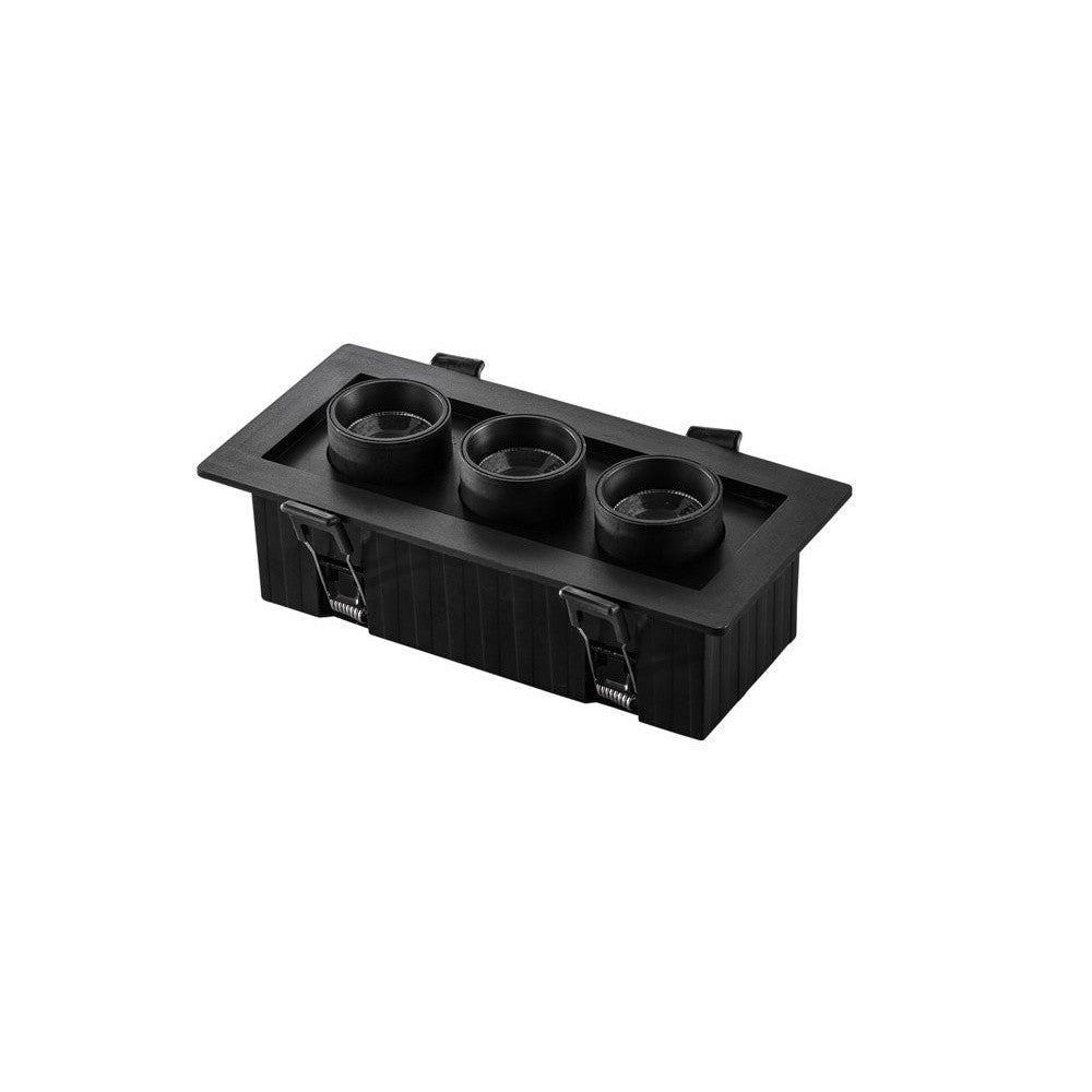 Faretto LED da Incasso Estraibile SIDER 3x6W Triplo CCT 3000K/4000K/6500K CRI80+