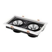 INCASSO DESTINY PER MODULO LED COMPATIBILE CON AR111 33.5X18.5CM 2 LUCI NON INCLUSE