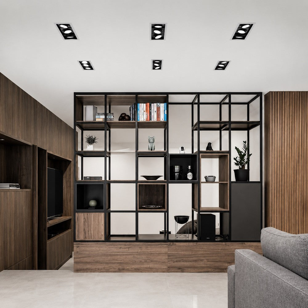 INCASSO DESTINY PER MODULO LED COMPATIBILE CON AR111 18.5X18.5CM 1 LUCE NON INCLUSA