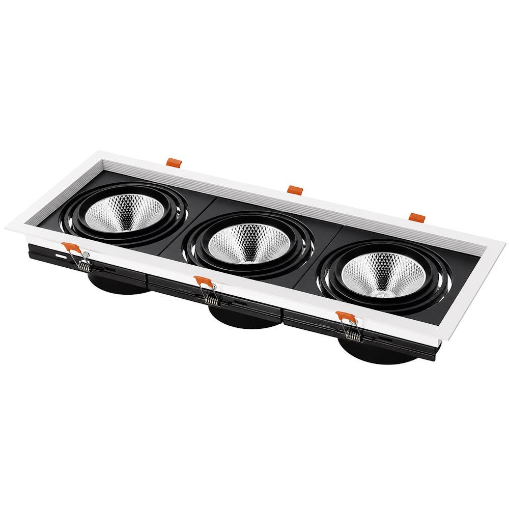 INCASSO DESTINY PER MODULO LED COMPATIBILE CON AR111 48.5X18.5CM 2 LUCI NON INCLUSE