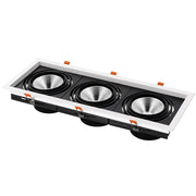 INCASSO DESTINY PER MODULO LED COMPATIBILE CON AR111 48.5X18.5CM 2 LUCI NON INCLUSE