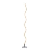 Piantana Led Tubo Acrilico Design Ondulato Luce Naturale 4000k