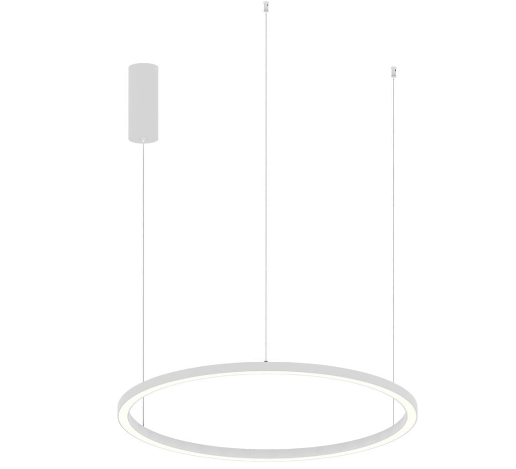Lampadario HOOP CCT Led Anello piccolo D.60 cm In acrilico