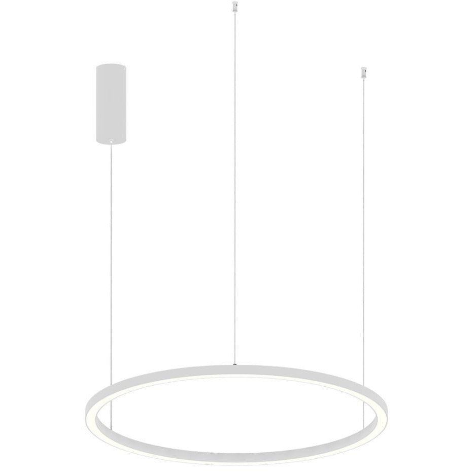Lampadario HOOP CCT Led Grande Anello D.120 cm In acrilico