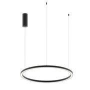 Lampadario HOOP CCT Led Anello D.80 cm In acrilico