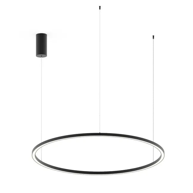 Lampadario HOOP CCT Led Grande Anello D.120 cm In acrilico