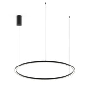 Lampadario HOOP CCT Led Anello piccolo D.60 cm In acrilico