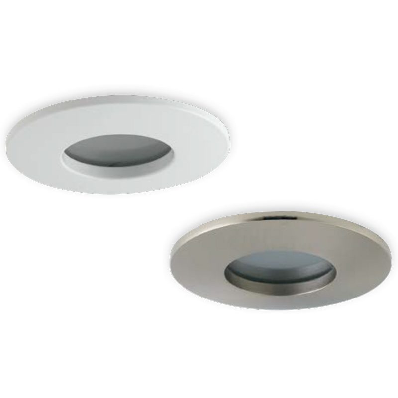 Faretto VIPER rotondo 8.2 cm da incasso in metallo e diffusore in vetro satinato