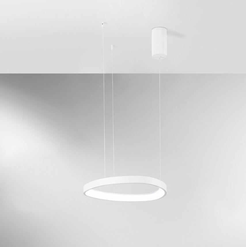 Lampadario KLAPTON a sospensione CCT D.45 cm 40W  In Alluminio