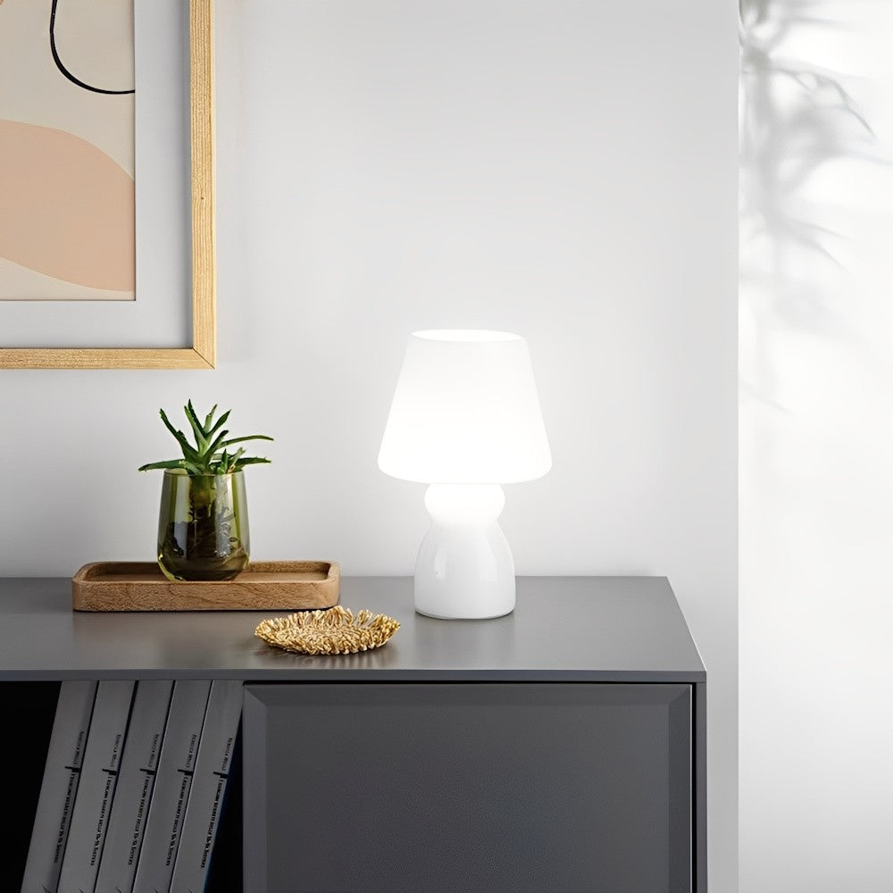 Lampada da tavolo GLEAM in vetro vari colori (E27)
