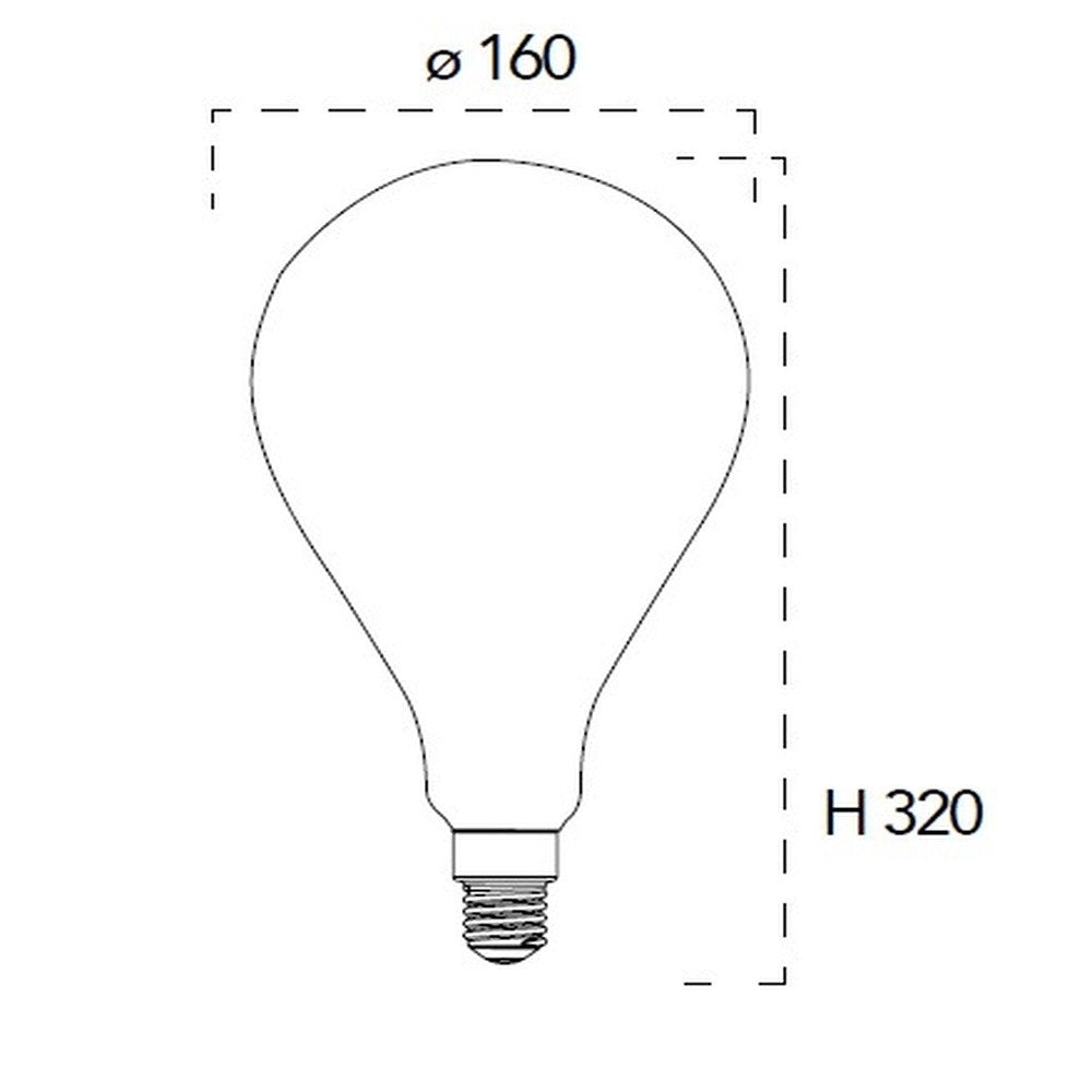 Lampadina Led - E27 - 8W - 240V - 300°