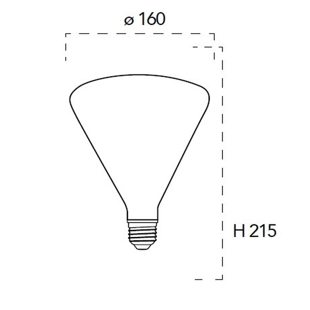 Lampadina Led - E27 - 8W - 240V - 300°