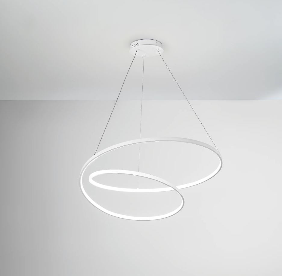 Lampadario LIEVE a sospensione CCT led 80 cm 60W In Alluminio