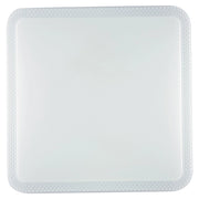 Plafoniera led pixel quadrata bianca 18w 1815lm cct 3000k 4000k 6500k dimmerabile 28,5x7,5x28,5cm