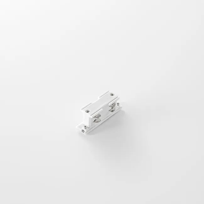 LED-RAIL-I-MINI-BCO CONNESSIONE LINEARE A SCOMPARSA PER BINARIO TRIFASE RAIL BIANCO 8,5X3CM