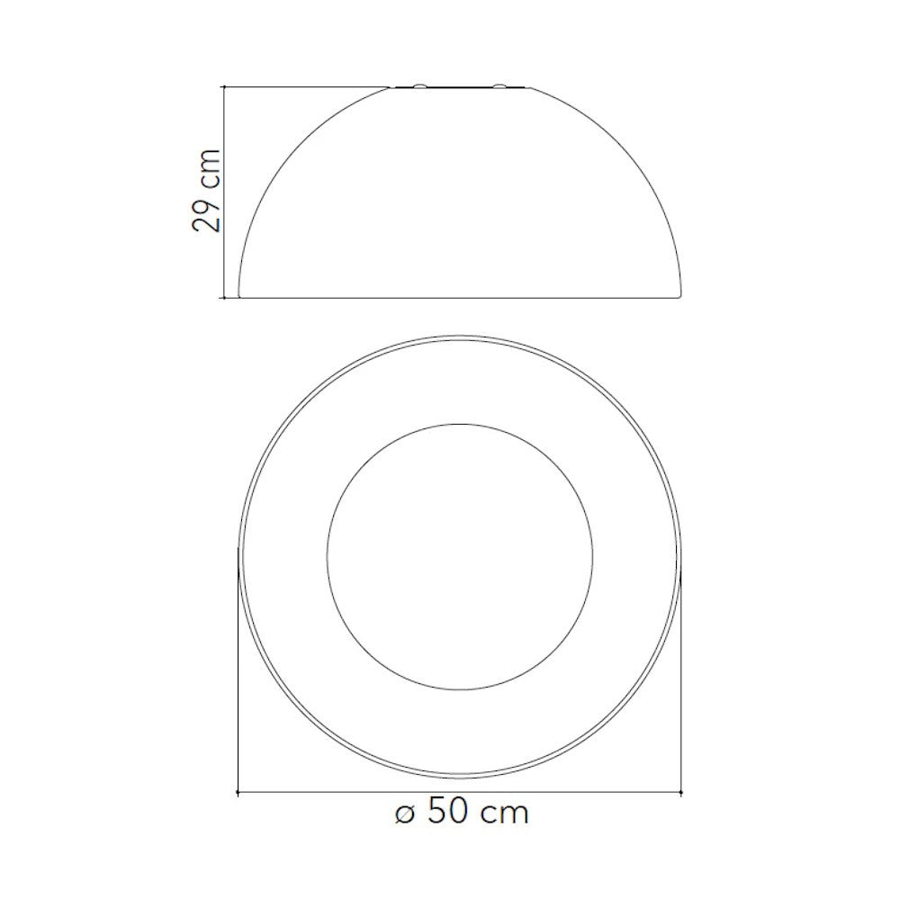 Lampadario COCO CCT 50 cm 40W in Legno a Soffitto