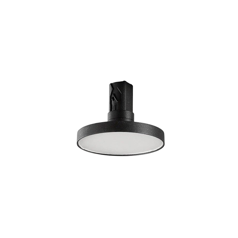 PANNELLO A LED PER SISTEMA BINARIO SHIFT BIANCO IN METALLO NERO 3V 10W 3000K 1500LM Ø100xH72MM