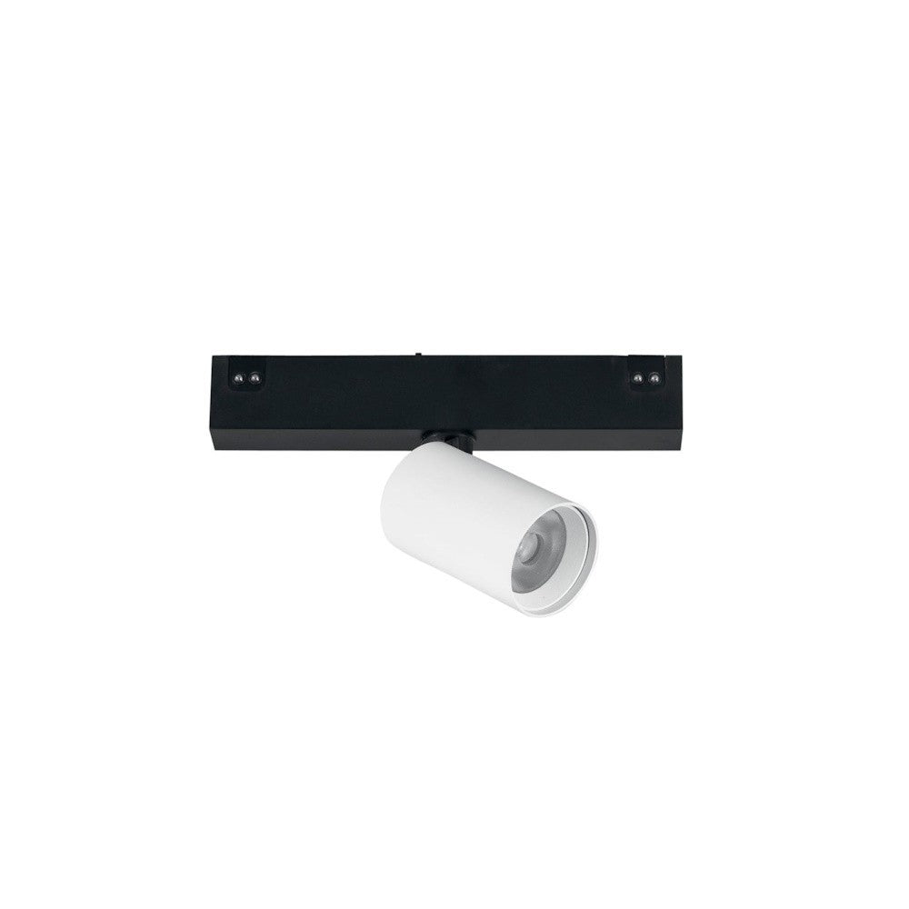 Proiettore fans magnetico 48v 5w orientabile vari colori finitura cri 90 3000k caldo o 4000k naturale