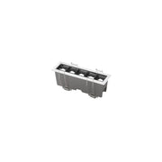Faretto LED lineare da incasso 5 × 2 W, bianco, con vetro antiriflesso e struttura in alluminio – Fan Europe