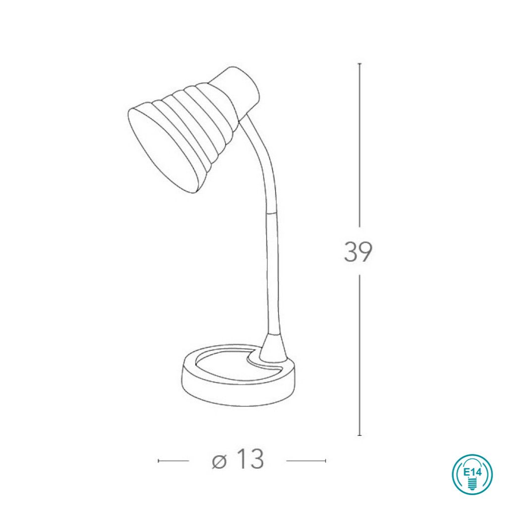 Lampada da scrivania LEONARDO (E14)