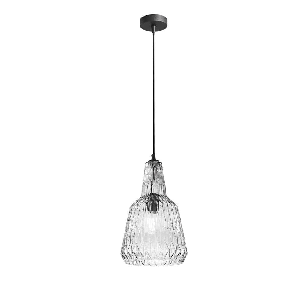 Lampadario GALWAY a Sospensione E27 23 cm in Vetro