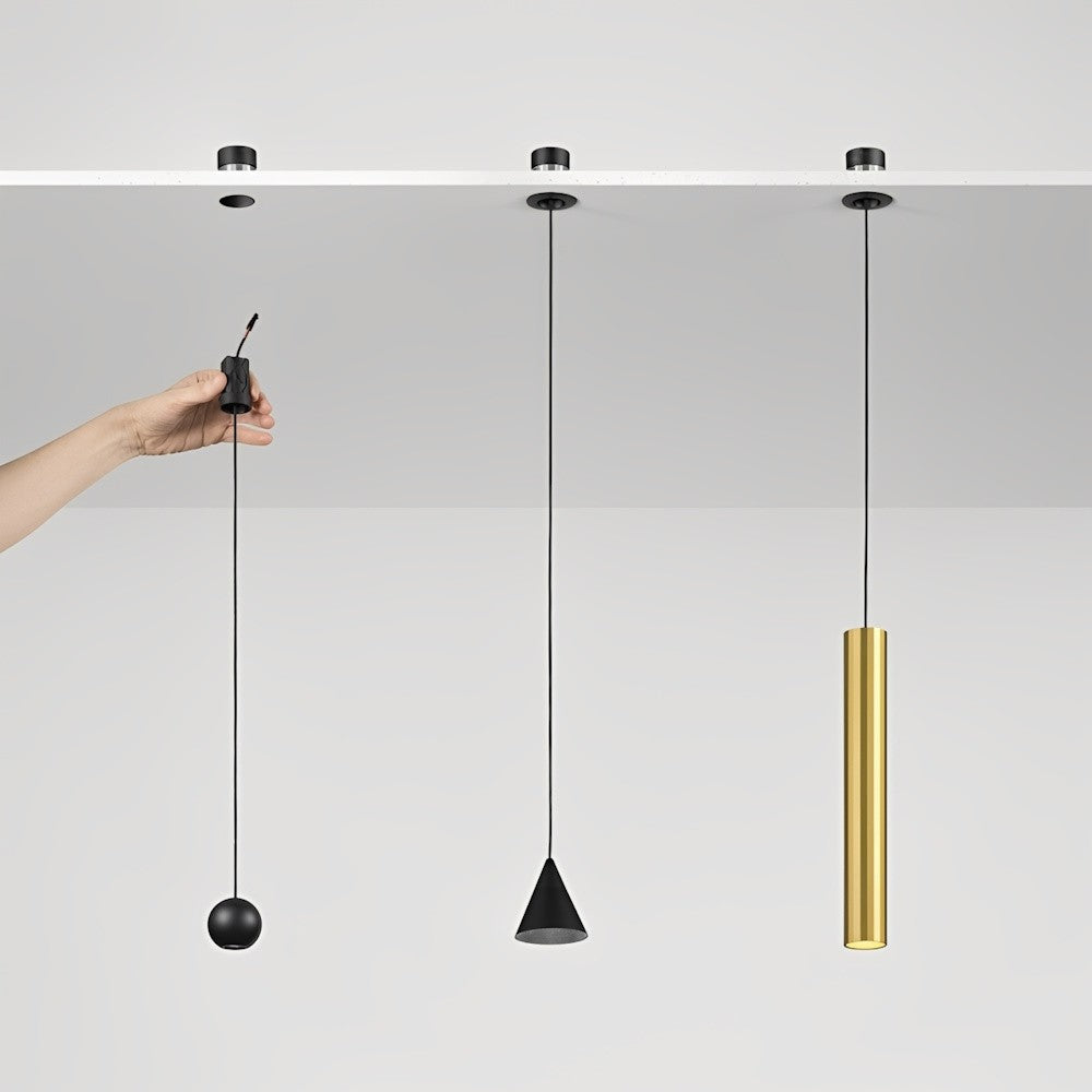 Sospensione LED 6W 3000K dimmerabile per sistema SHIFT PROJECT 48V