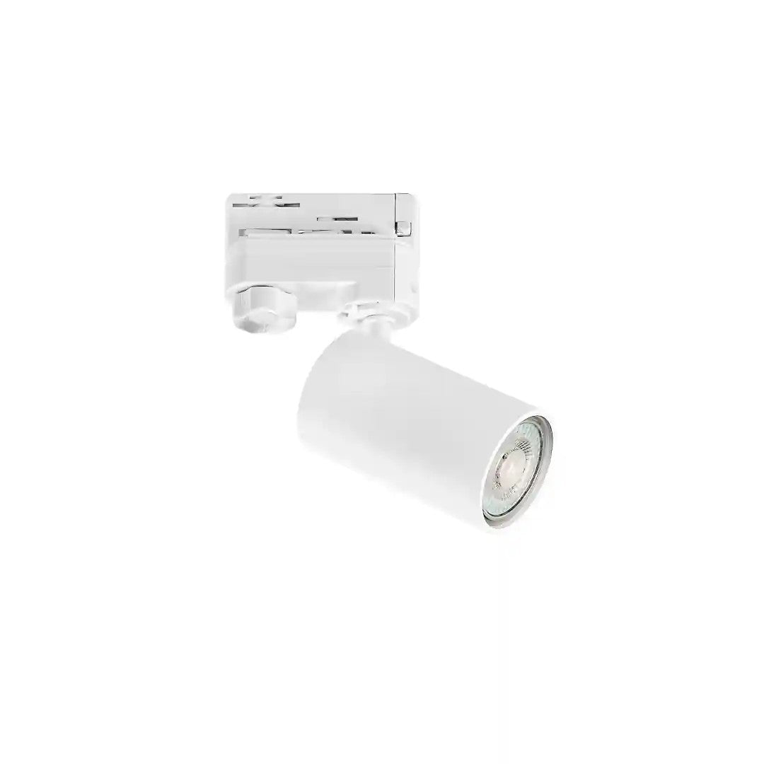 Faro proiettore per sistema binario Squib bianco 1 luce attacco GU10 5,6 × 17,2 cm